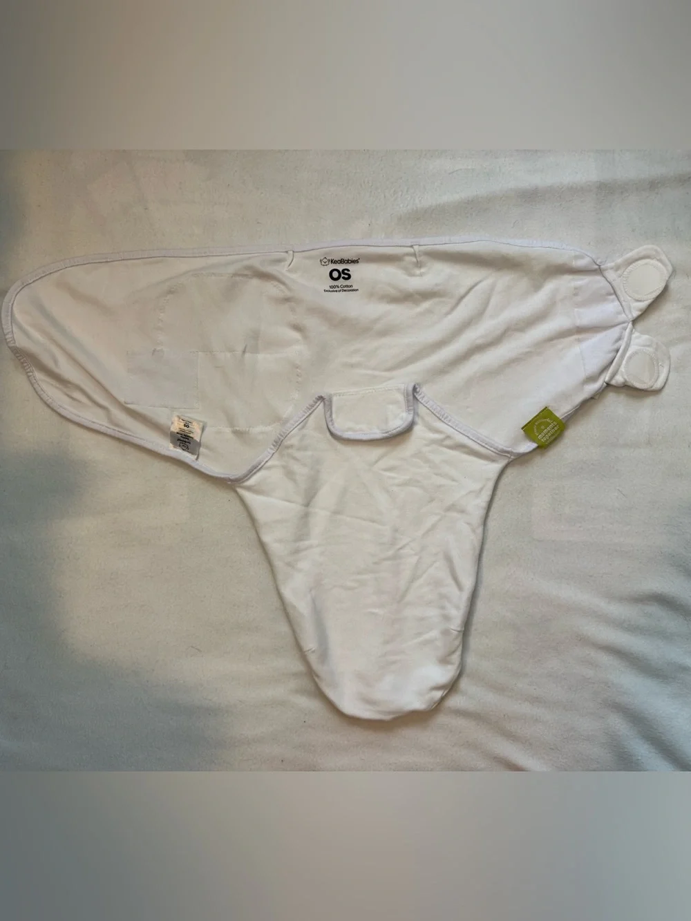 Neutral keababy swaddle and Lime summer Swaddle newborn Set